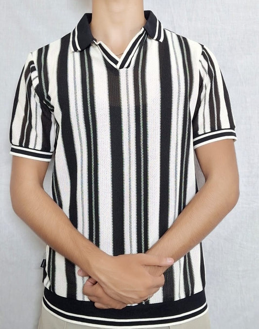 Knitted Old Money T-Shirt