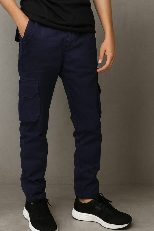 Men's Cotton Cargo Trousers