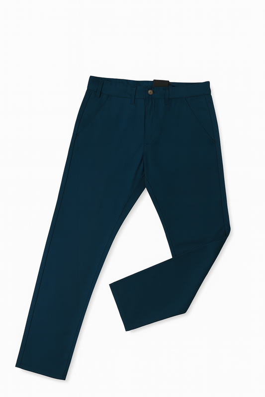 Slim fit premium cotton pant
