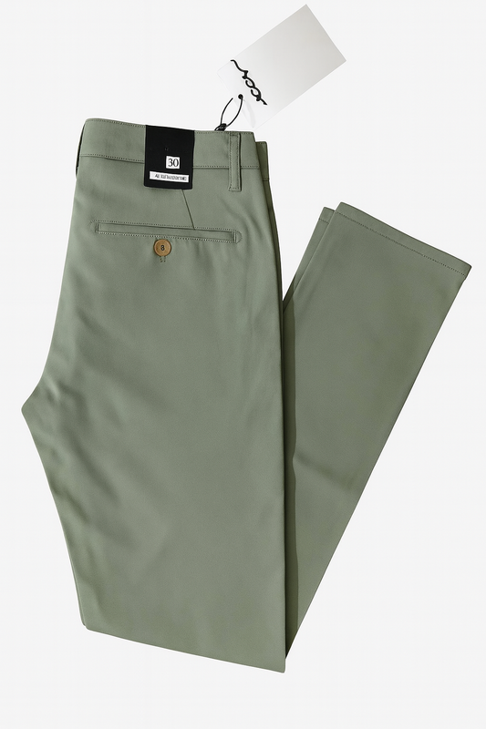Slim fit premium cotton pant