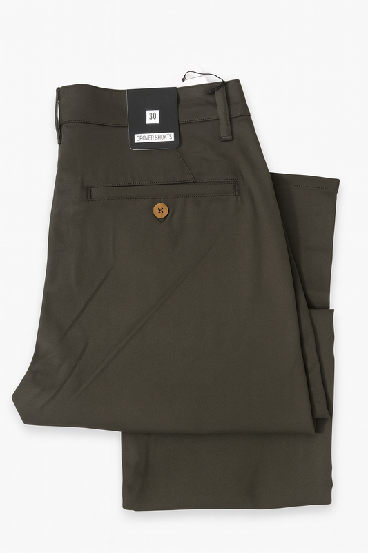 Slim fit premium cotton pant
