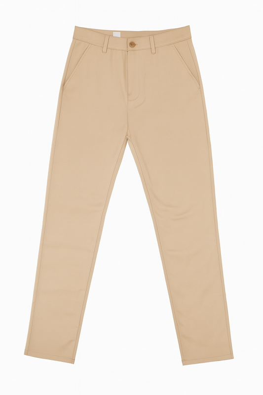 Slim fit premium cotton pant