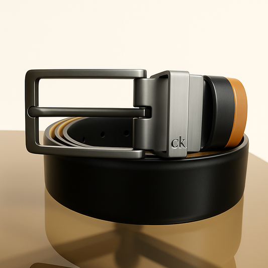 Imported Double-Sided Belt – Silver Buckle