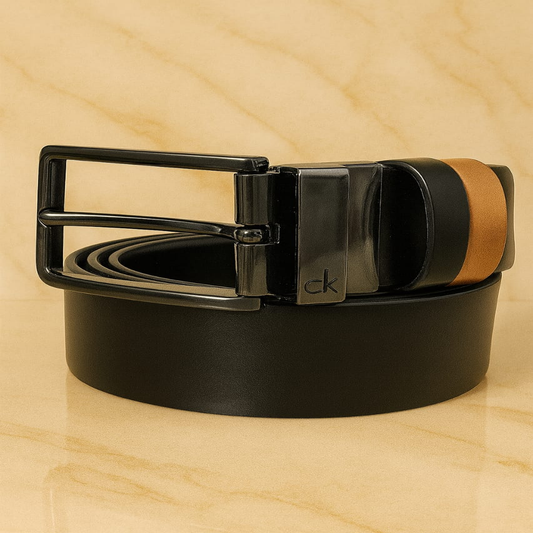Imported Double-Sided Belt – Black Buckle